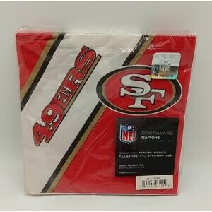 San Francisco 49ers NFL 20 Piece Dinner Napkins